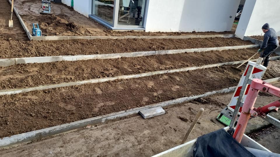 Plantborders met opsluiting
